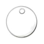 Porte-clés ColorCoin couleur blanc troisième vue