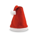 Bonnet de Noël personnalisable en polyester Basic Santa couleur rouge