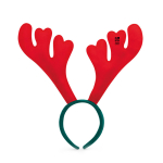 Cerf-tête de Noël bois de renne personnalisé en polyester Reindeer avec zone d'impression