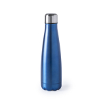 Gourde promotionnels en acier avec bouchon de sécurité 630 ml Héliox couleur bleu troisième vue