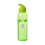 Gourde en tritan publicitaire aux couleurs vives 650 ml Sunset Color couleur vert transparent vue avec impression sérigraphique