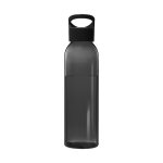 Gourde en tritan publicitaire aux couleurs vives 650 ml Sunset Color couleur noir transparent vue avec impression sérigraphique