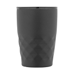 Verre thermique en acier aux formes géométriques 350ml Avenue Liberica couleur noir deuxième vue