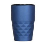 Verre thermique en acier aux formes géométriques 350ml Avenue Liberica couleur bleu deuxième vue