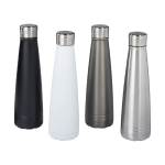 Gourde isotherme personnalisée de qualité en acier 500 ml Avenue Port couleur titan deuxième vue en couleurs