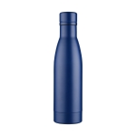 Gourde isotherme de qualité en acier inoxydable 500 ml Avenue Lane couleur bleu deuxième vue