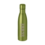 Gourde isotherme de qualité en acier inoxydable 500 ml Avenue Lane couleur vert deuxième vue