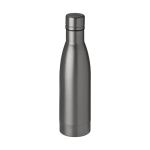 Gourde isotherme de qualité en acier inoxydable 500 ml Avenue Lane couleur titan deuxième vue frontale