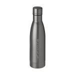 Gourde isotherme de qualité en acier inoxydable 500 ml Avenue Lane couleur titan deuxième vue