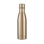 Gourde isotherme de qualité en acier inoxydable 500 ml Avenue Lane couleur champagne deuxième vue