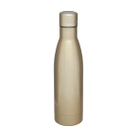 Gourde isotherme de qualité en acier inoxydable 500 ml Avenue Lane couleur doré deuxième vue