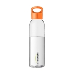Gourdes personnalisées en tritan avec capuchon à vis 650 ml Sunset couleur orange vue avec impression sérigraphique