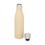 Bouteille imprimée avec revêtement en bois Avenue Lane Natural 500 ml couleur bois deuxième vue
