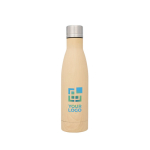 Bouteille imprimée avec revêtement en bois Avenue Lane Natural 500 ml avec zone d'impression