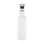 Gourde isotherme personnalisée élégante en acier 750 ml Avenue Road couleur blanc deuxième vue