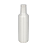 Gourde isotherme personnalisée élégante en acier 750 ml Avenue Road couleur argenté troisième vue