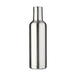 Gourde isotherme personnalisée élégante en acier 750 ml Avenue Road couleur argenté deuxième vue frontale
