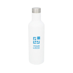 Gourde isotherme personnalisée élégante en acier 750 ml Avenue Road avec zone d'impression