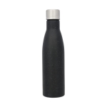 Bouteille thermique publicitaire tachetée 500 ml Avenue Lane Trend couleur noir deuxième vue frontale