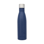 Bouteille thermique publicitaire tachetée 500 ml Avenue Lane Trend couleur bleu deuxième vue frontale