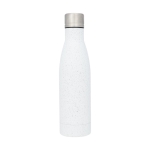 Bouteille thermique publicitaire tachetée 500 ml Avenue Lane Trend couleur blanc deuxième vue frontale