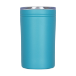 Verre thermos en acier avec fermeture antidérapante 330ml Coffee Club couleur turquoise deuxième vue frontale