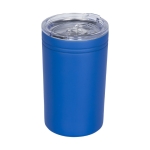 Verre thermos en acier avec fermeture antidérapante 330ml Coffee Club couleur bleu roi deuxième vue frontale