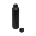 Gourde isotherme personnalisée sans condensation 510 ml Avenue Centre couleur noir