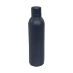 Gourde isotherme personnalisée sans condensation 510 ml Avenue Centre couleur bleu deuxième vue