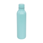 Gourde isotherme personnalisée sans condensation 510 ml Avenue Centre couleur turquoise deuxième vue