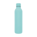Gourde isotherme personnalisée sans condensation 510 ml Avenue Centre couleur turquoise troisième vue