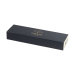 Stylo roller élégant de marque Parker à encre noire Parker Vector couleur noir deuxième vue avec boîte