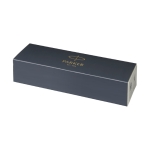 Stylo de qualité à finition métallique Encre Bleue Parker IM Silver couleur noir