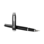 Stylo métal bicolore avec finitions dorées Encre bleue Parker IM Gold cinquième vue