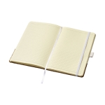 Carnet élégant en liège A5 avec des pages lignées JournalBooks Cork couleur blanc
