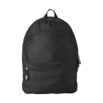 Sac à dos publicitaire de style enfantin de plusieurs couleurs Teens couleur noir vue frontale