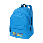 Sac à dos publicitaire de style enfantin de plusieurs couleurs Teens couleur bleu deuxième vue impression sérigraphique