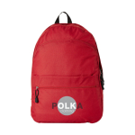 Sac à dos publicitaire de style enfantin de plusieurs couleurs Teens couleur rouge deuxième vue impression sérigraphique