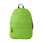 Sac à dos publicitaire de style enfantin de plusieurs couleurs Teens couleur vert lime deuxième vue frontale