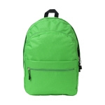 Sac à dos publicitaire de style enfantin de plusieurs couleurs Teens couleur vert clair vue frontale