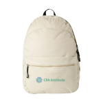 Sac à dos publicitaire de style enfantin de plusieurs couleurs Teens couleur ivoire deuxième vue impression sérigraphique