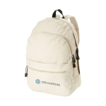 Sac à dos publicitaire de style enfantin de plusieurs couleurs Teens couleur ivoire vue impression sérigraphique