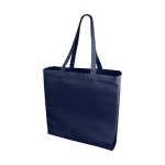 Sac coton coloré à poignées longues 220 g/m2 Cotton Plus Colors couleur bleu deuxième vue frontale
