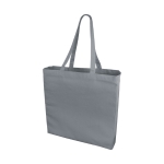 Sac coton coloré à poignées longues 220 g/m2 Cotton Plus Colors couleur gris deuxième vue frontale