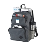 Sac à dos pour PC de 15,6´´ en polyester 600D Business Style couleur gris deuxième vue arrière