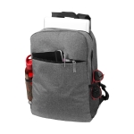 Sacs à dos design pour PC de 15,6´´ en polyester 600D Business Casual couleur gris deuxième vue arrière