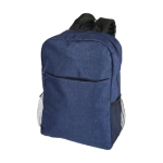 Sacs à dos design pour PC de 15,6´´ en polyester 600D Business Casual couleur bleu marine deuxième vue frontale