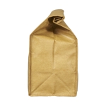 Petit sac isotherme publicitaire au look rétro en papier brun Paper couleur marron vue latérale