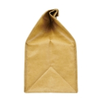 Grand sac isotherme rétro pour jusqu'à 12 canettes Big Paper couleur marron vue latérale