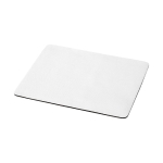 Tapis de souris de bureau personnalisé en mousse souple Basic couleur blanc